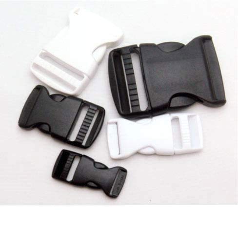 NIFCO(ニフコ) テープアジャスタープラスチックバックルA15500 NIF-TSR-H 25 クロ (25ミリ 1個単品, クロ)